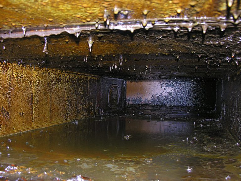 limpieza robotizada de conductos de extracción de grasas