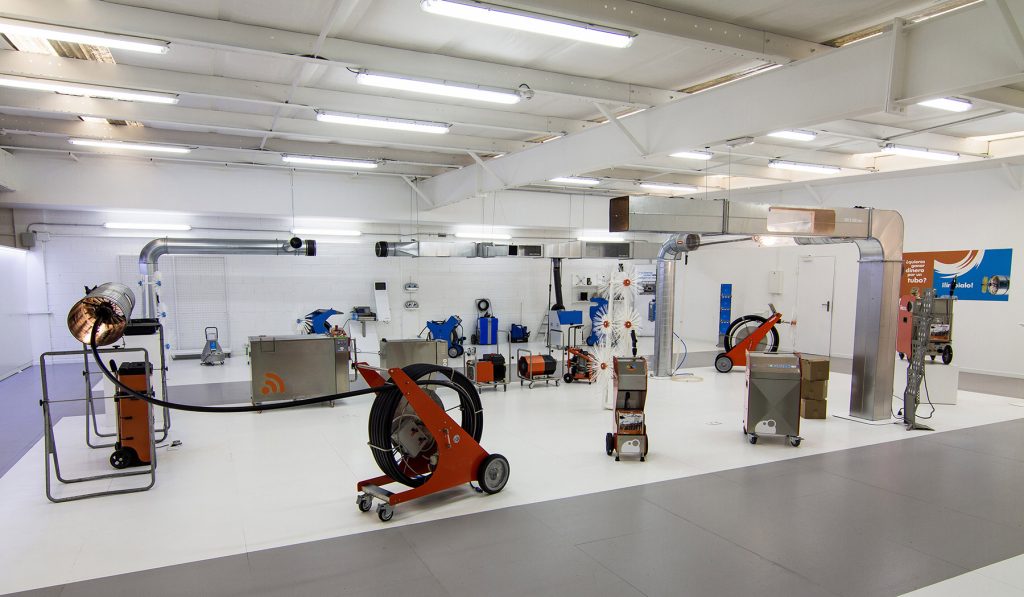 trazador electromagnético para localización de tuberías enterradas